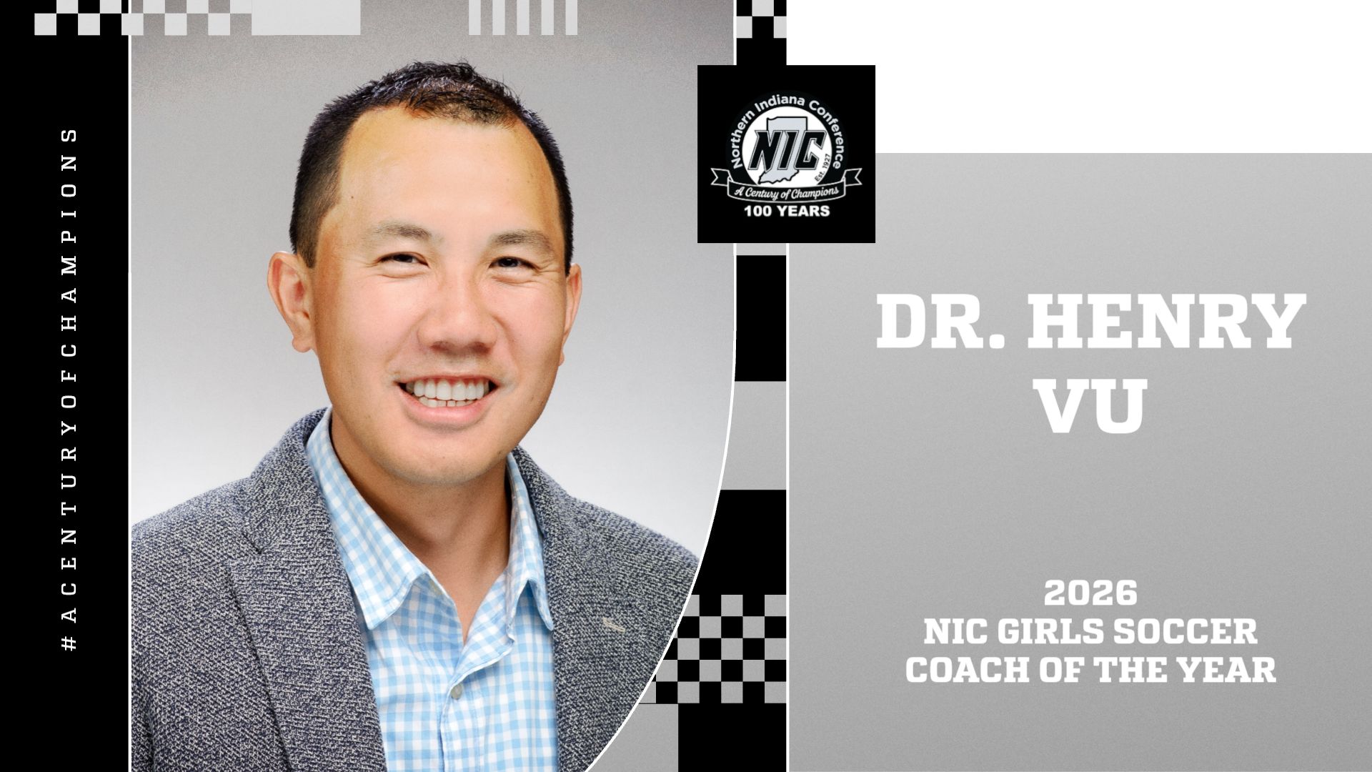 Dr. Henry Vu - NIC Girls Soccer Coach of the Year