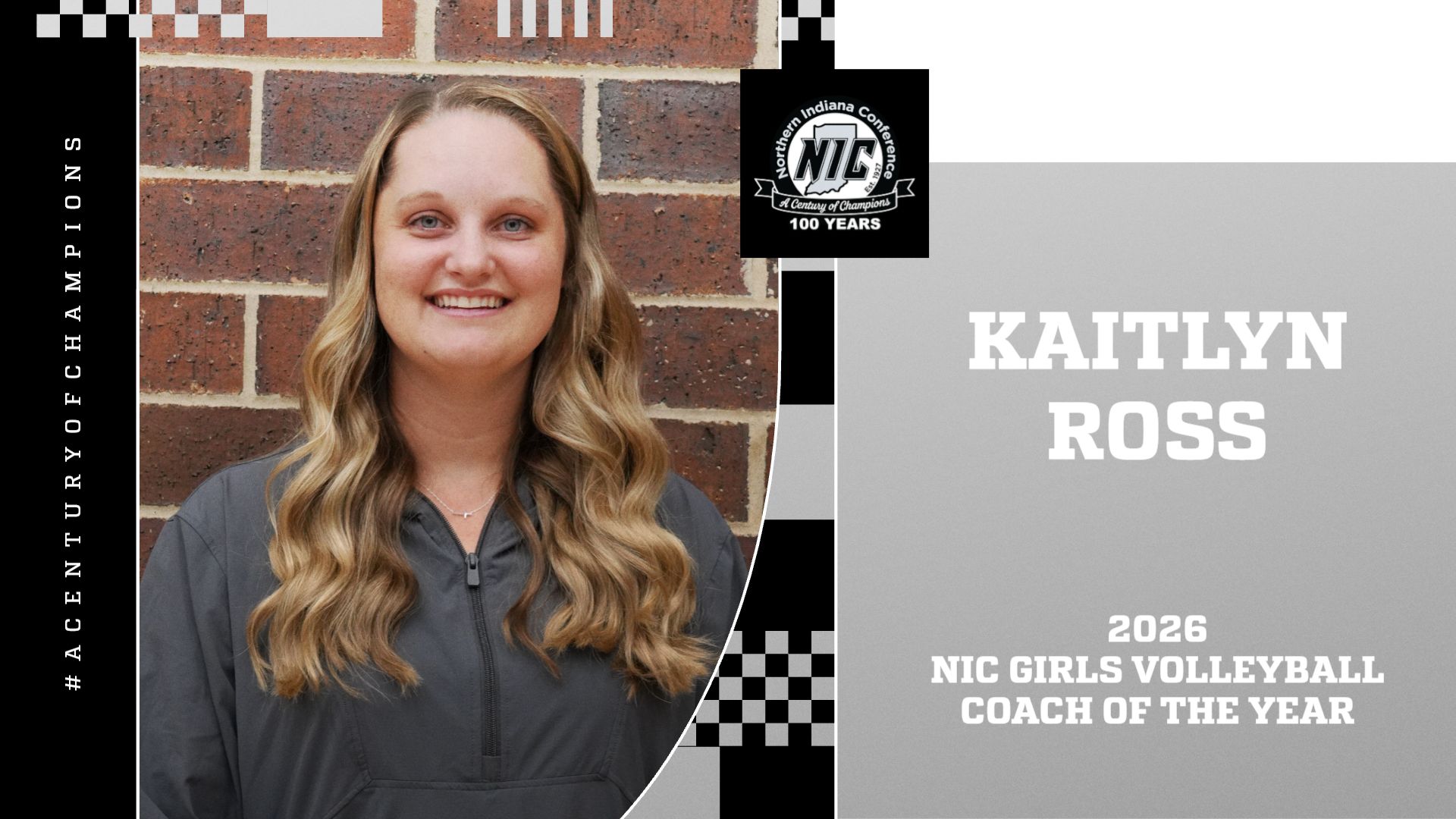 Kaitlyn Ross - NIC Girls Volleyball Coach of the Year