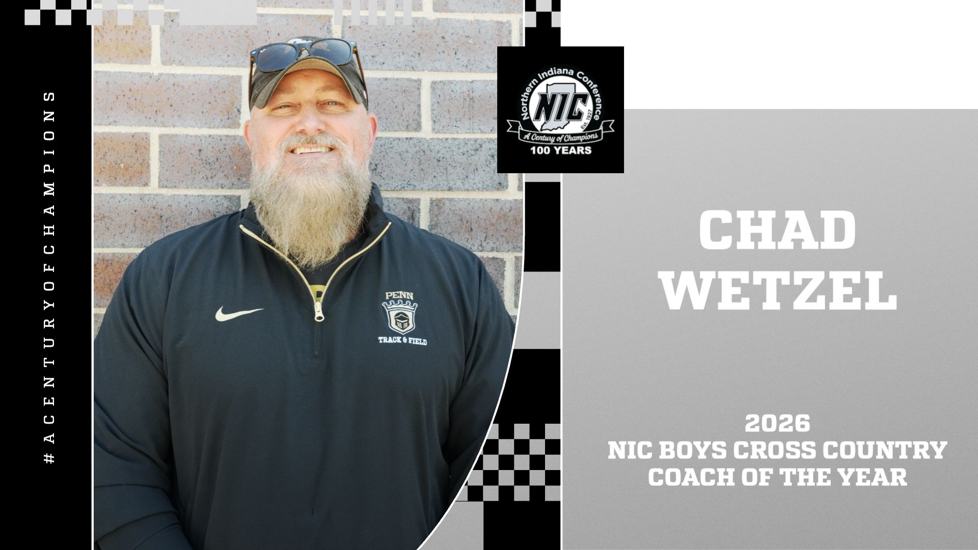 Chad Wetzel - NIC Boys Cross Country Coach of the Year