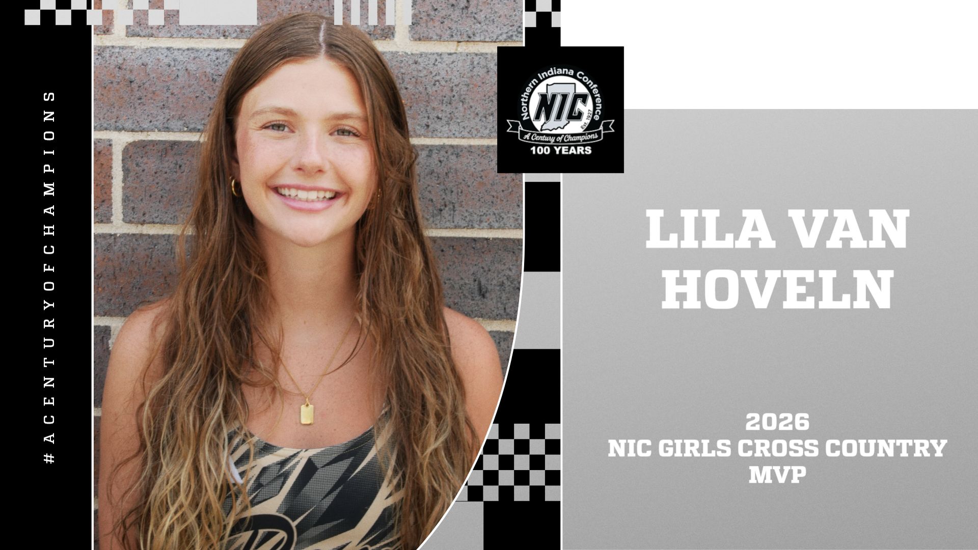 Lila Van HoveIn - NIC Girls Cross Country MVP